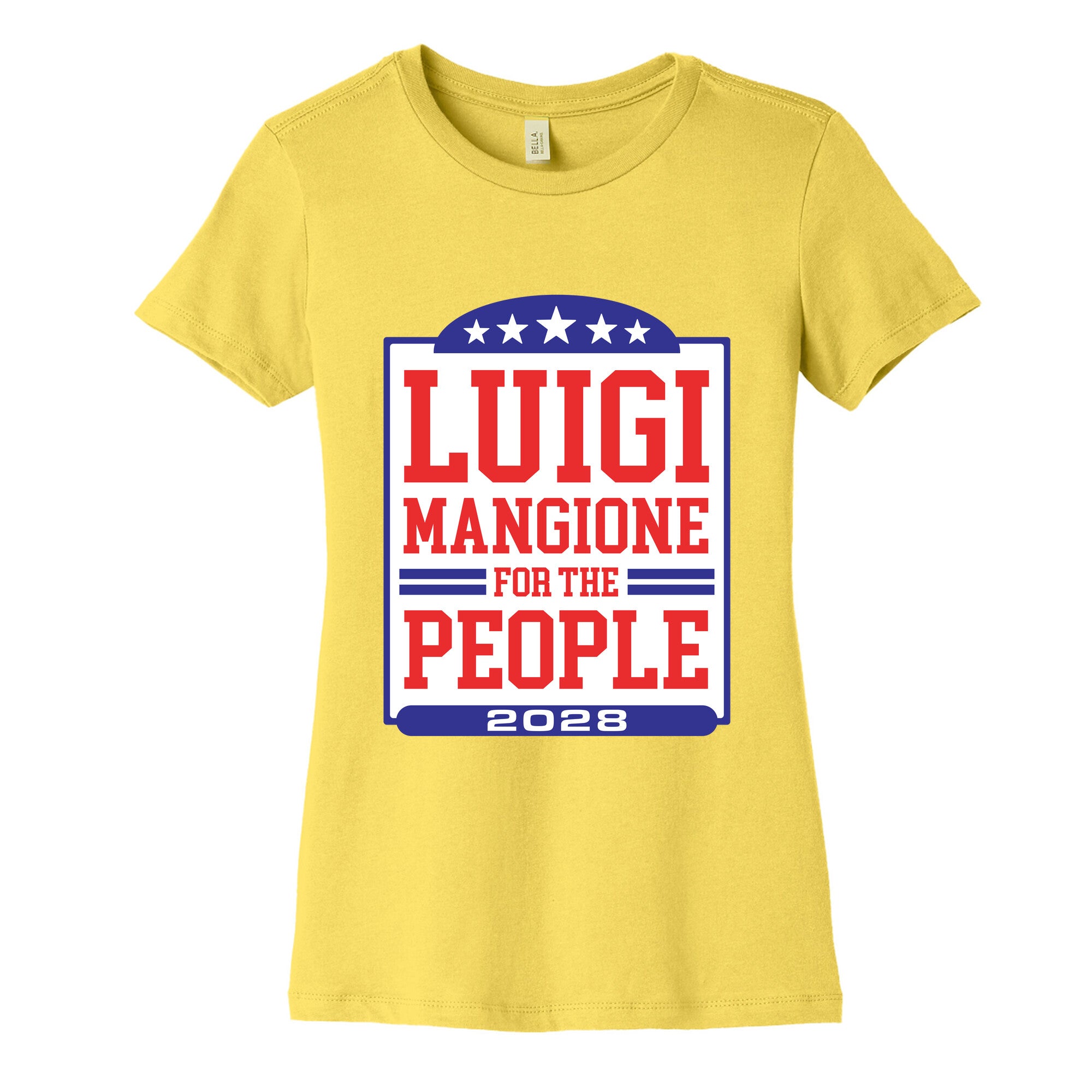 Luigi Mangione For The People 2028 Womens Cotton Tee